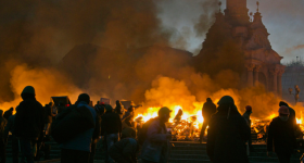 Bruxelles : Violents affrontements lors d'une manifestation contre l'austérité